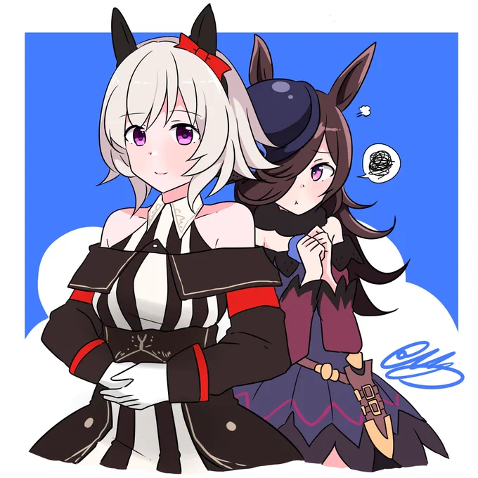 #今月描いた絵を晒そう
ウマ娘まとめです 