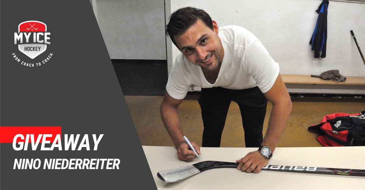 🚨 GIVEAWAY ALERT🚨⁠ Win a collector hockey stick used and signed by Nino Niederreiter! To enter: 1⃣ Follow @myicehockey & @thelnino22 2⃣RT and ❤️ 3⃣Tag 2 friends You can enter until Oct 12 @ 11:59 pm CET⁠. The winner will be announced on Oct 13 on My Ice Hockey’s profile.