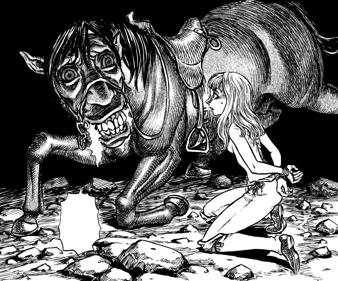 animetoogood's tweet photo. 1. Berserk (horse scene) 🤧 https://t.co/TXBPHvEJkE