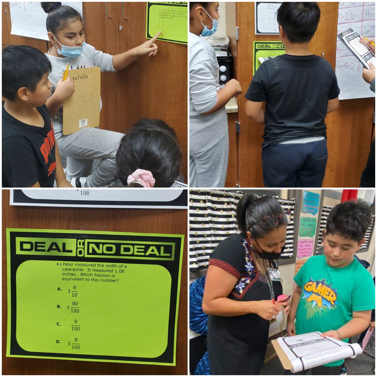 BilingualRocks's tweet photo. Deal or No Deal? This is the second classroom transformation of the year, and many more to come! #mathmaticiansatwork @KristenDBelcher https://t.co/2A4bZc4XPk