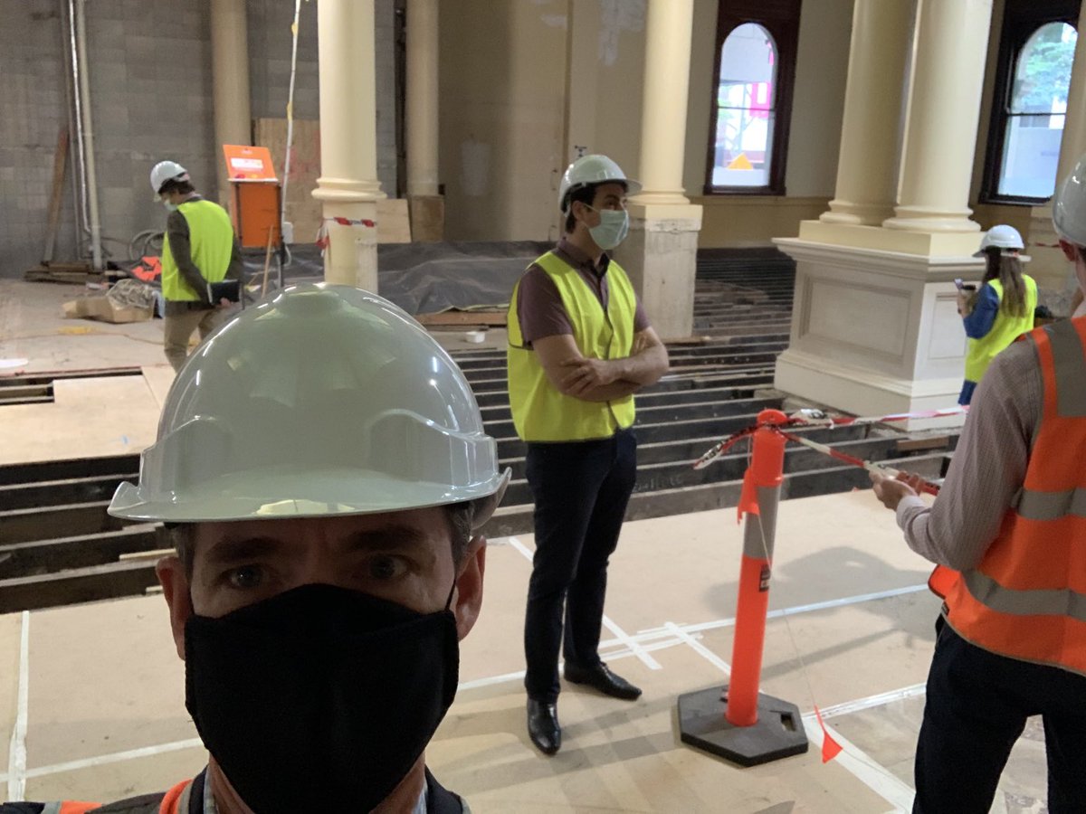 ShaunBond's tweet photo. It is great to get a sneak preview of the new space for ⁦@UQ_Business⁩ in downtown #Brisbane. Can’t wait for classes to start here in 2023! #UQ https://t.co/aaOq3Nss4R