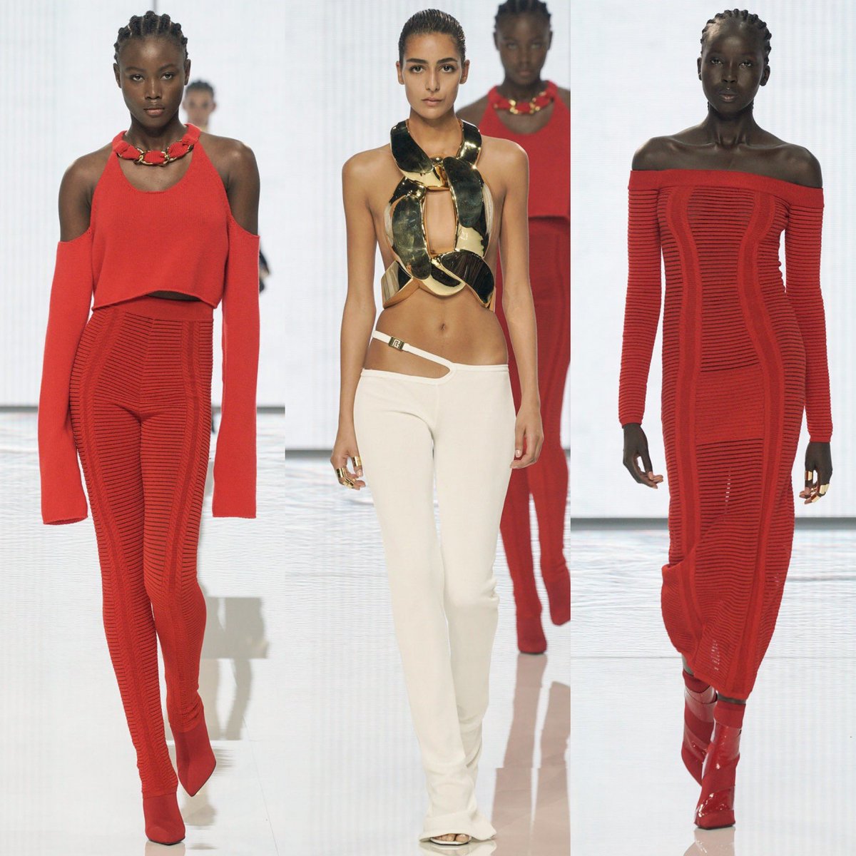 StreetFashion01's tweet photo. BALMAIN SS22!!!! https://t.co/EQJDyzTO03
