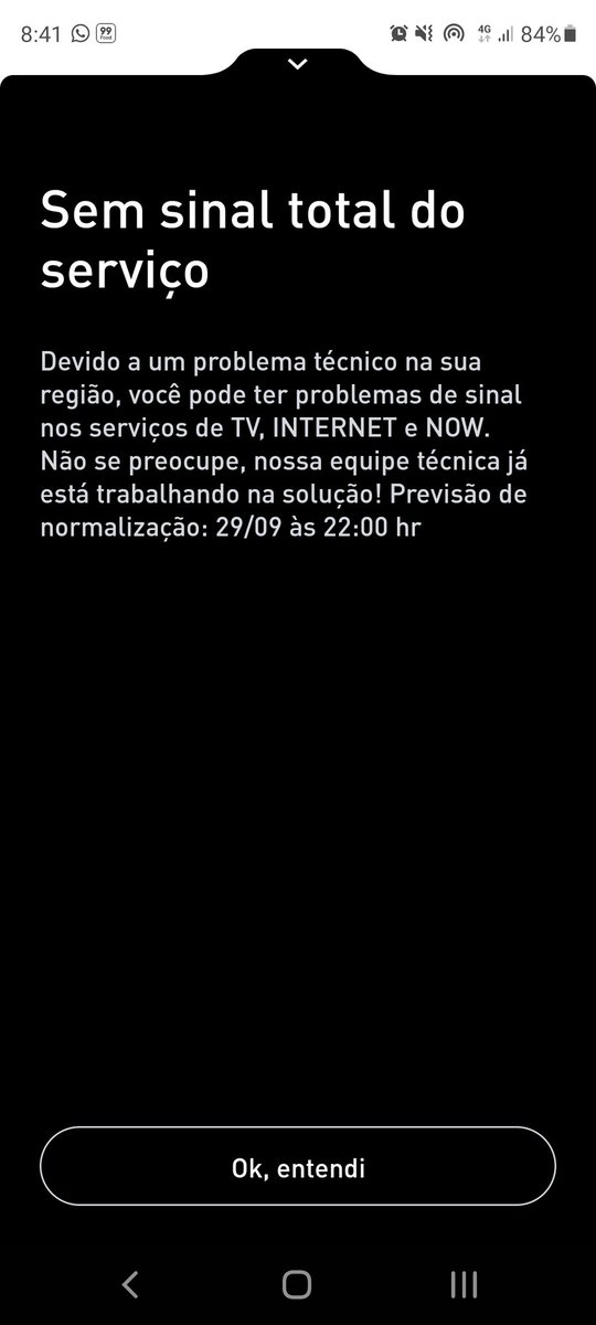marciofuruka's tweet image. a @ClaroBrasil sendo a Claro... mais de 24h com problemas de conexão, sem conseguir trabalhar e estudar direito e roteado o celular (que cai toda hora e por acaso é da própria Claro)... é a 4ª estimativa de resolução no dia e nada...
#clarobrasil #netvirtua #reclamacao