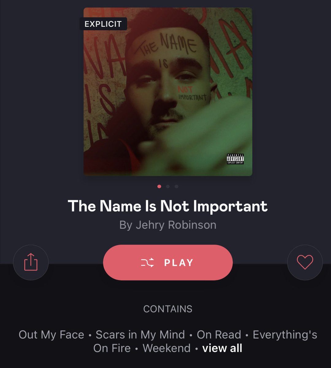 FBAMGMT's tweet photo. Listen on every platform!!! @JehryRobinson new album “ The Name is Not Important” is streaming on all platforms!! Go check it out now!! Save this post of you ❤️ this album!!! #effbeeaye🐍🦇 #jehryrobinson #tnini #applemusic #spotify #deezer #tidal #strangemusic https://t.co/AJTtOYd1z4