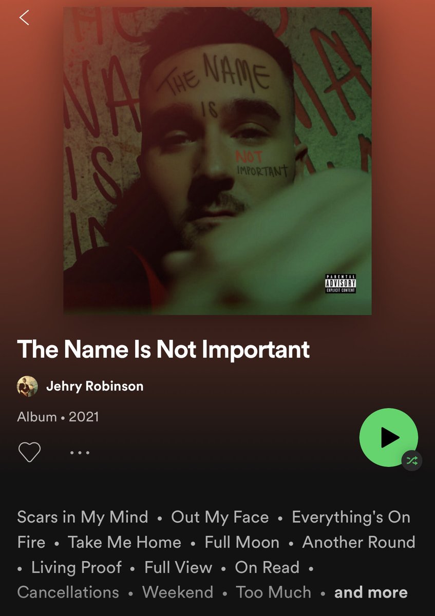 FBAMGMT's tweet photo. Listen on every platform!!! @JehryRobinson new album “ The Name is Not Important” is streaming on all platforms!! Go check it out now!! Save this post of you ❤️ this album!!! #effbeeaye🐍🦇 #jehryrobinson #tnini #applemusic #spotify #deezer #tidal #strangemusic https://t.co/AJTtOYd1z4