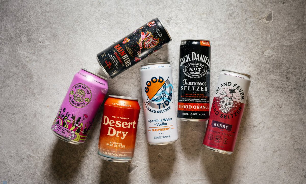 Hard seltzer sales overtake gin RTDs in Australia >>bit.ly/2XZqg5t
