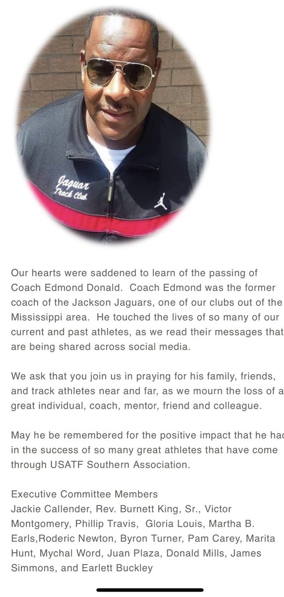 USATF Southern Assoc tweet media