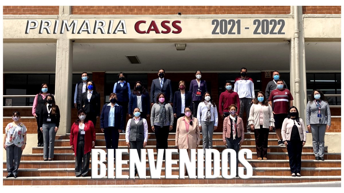SomosCASS's tweet photo. Nuestros Profesores de la Sección Primaria les dan la bienvenida a este nuevo Ciclo Escolar en Modalidad mixta ya sea a distancia o presencial #SomosCASS #PrimariaCASS #cicloescolar20212022 https://t.co/fUYxVjYIOW