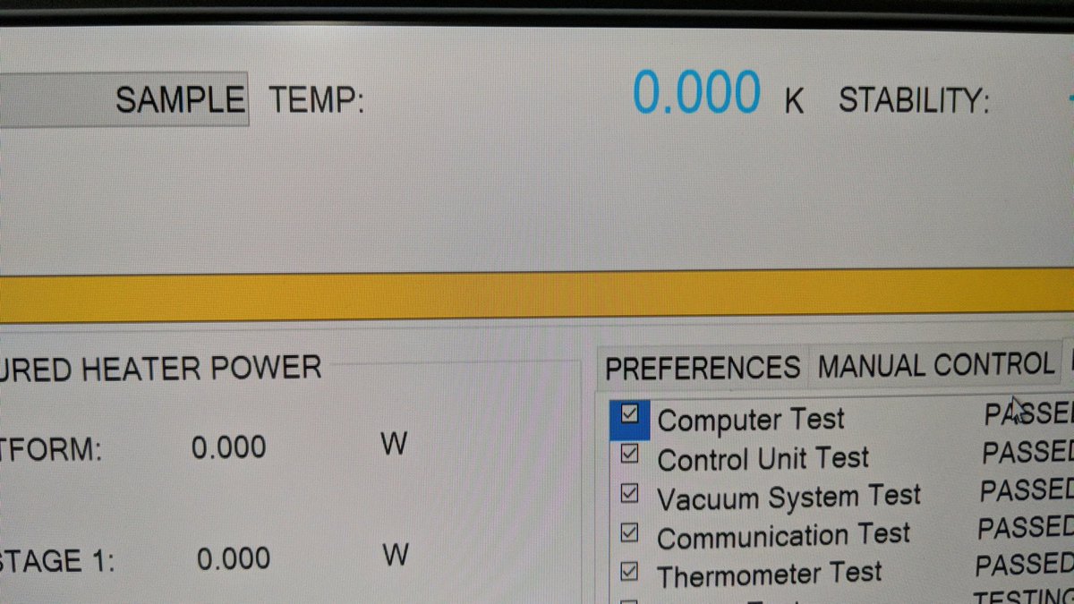 PhysicsMitch's tweet photo. Either I've achieved absolute zero or there's a problem here 🤔 I think I know which one it is @MTInstruments please help 😭 #cryogenics #PhD #physics https://t.co/fHuHkpCXHa