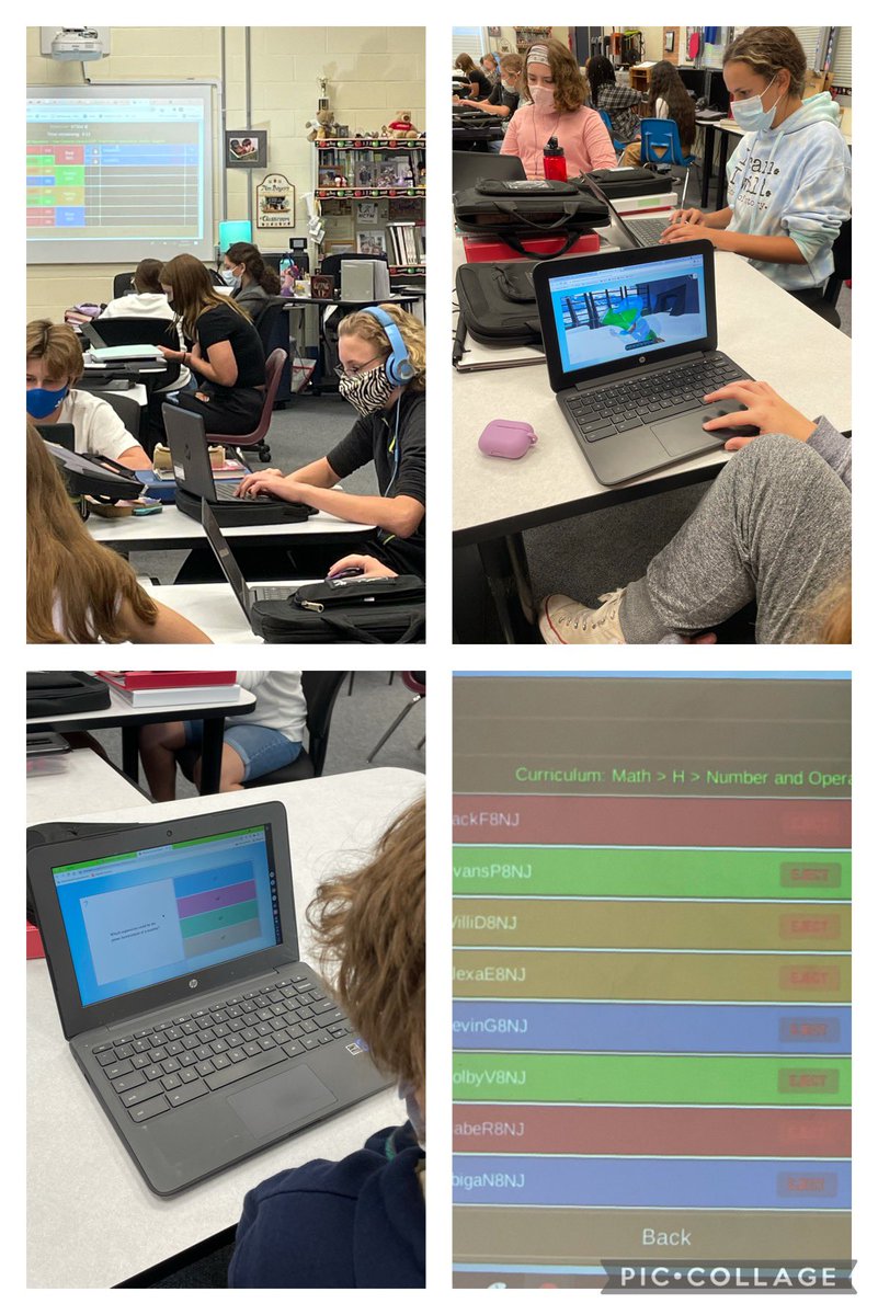 mrsdboyer's tweet photo. Absolutely loving the #studentengagement while s’s are building their #math skills using #dimensionu!!! #stem #byrampride #esports #loudclassroom 😀 https://t.co/AfaCdvLQOS