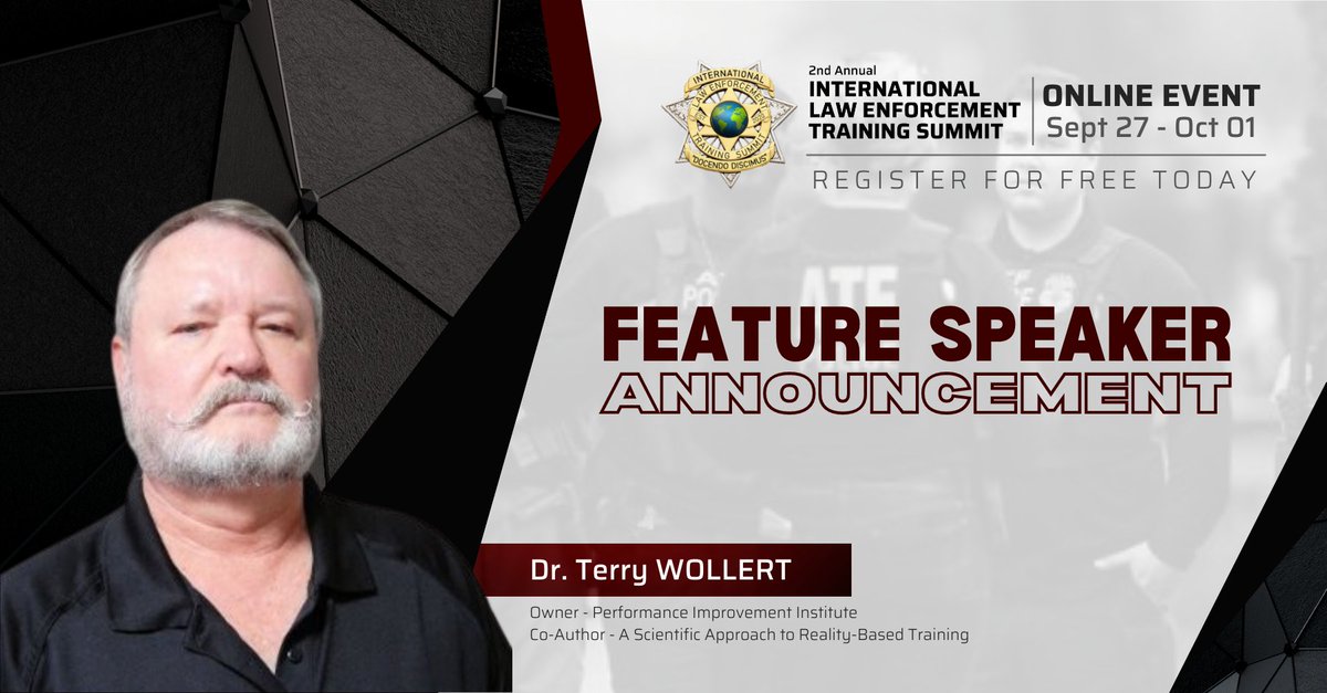 iletnetwork's tweet image. Thank you to Dr. Terry Wollert for participating in today's roundtable on Scenario-Based Training!

Did you catch the live roundtable today? Let us know in the comments! 

#ILETS2021 #lawenforcement #realitybased #policetraining #publicsafety #ChangeTheStandard #firstresponder