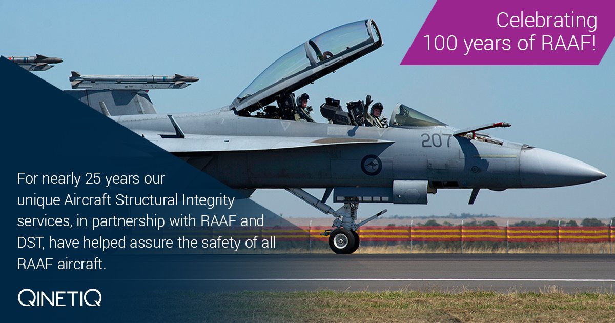 Employing the largest concentration of ASI engineers in AUS, we're proud to be a Military Design Organisation (MDO) approved according to Defence Aviation Safety Regulation 21, Section A, Subpart J for metallic &amp; composite aircraft structure. 

Join us! qinetiq.com/en-au/careers