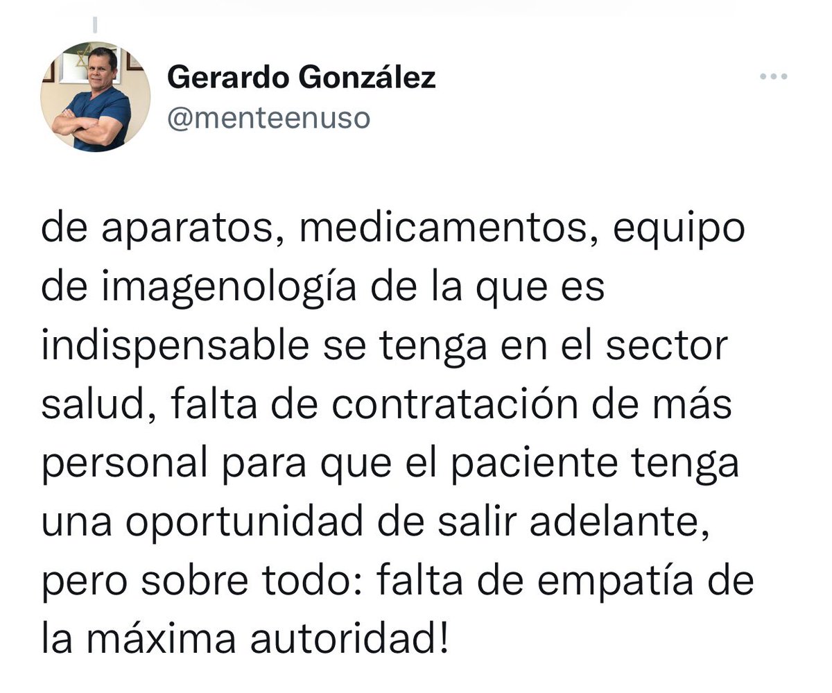 HectorRossete's tweet photo. 🚨¡POR FALTA DE EMPATÍA DE LA MÁXIMA AUTORIDAD EN ESTE PAÍS! Duro mensaje y muy cruel situación. Hay mucho desabasto y NO nos escuchan. https://t.co/fdobGvz2y7