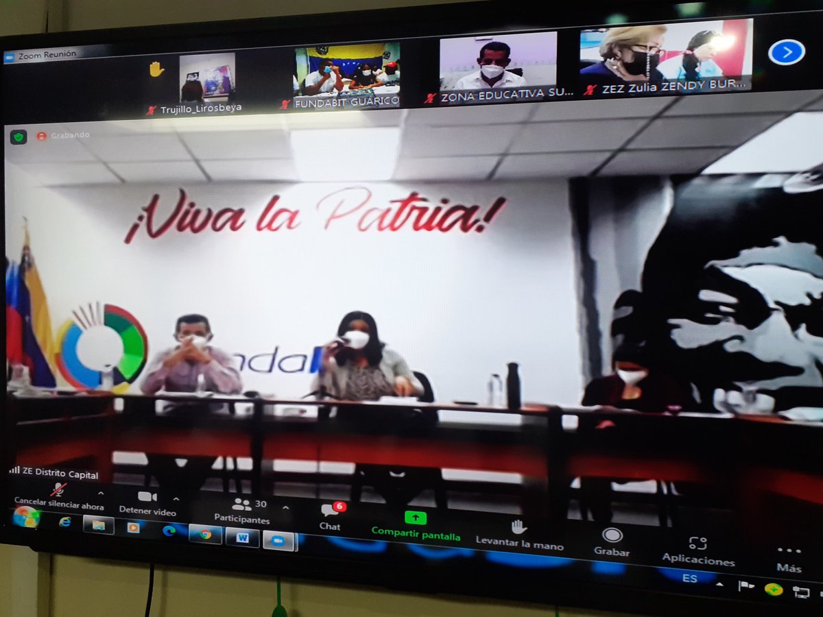 #29Sep |🇻🇪 🖥 Videoconferencia dirigida por  Viceministros y Equipo de RRHH del  @MPPEDUCACION
<a href="/NicolasMaduro/">Nicolás Maduro</a>
#SomosFundabit 
#AndaYVacunate
