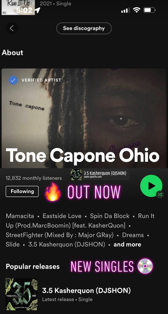 tcapone91's tweet photo. https://t.co/LaAXRi7ch9 new single out wit #kasherquon 🔥🔥🔥🔥🔥🔥🚦🚦🚦🚦 https://t.co/IlQs19Q52v