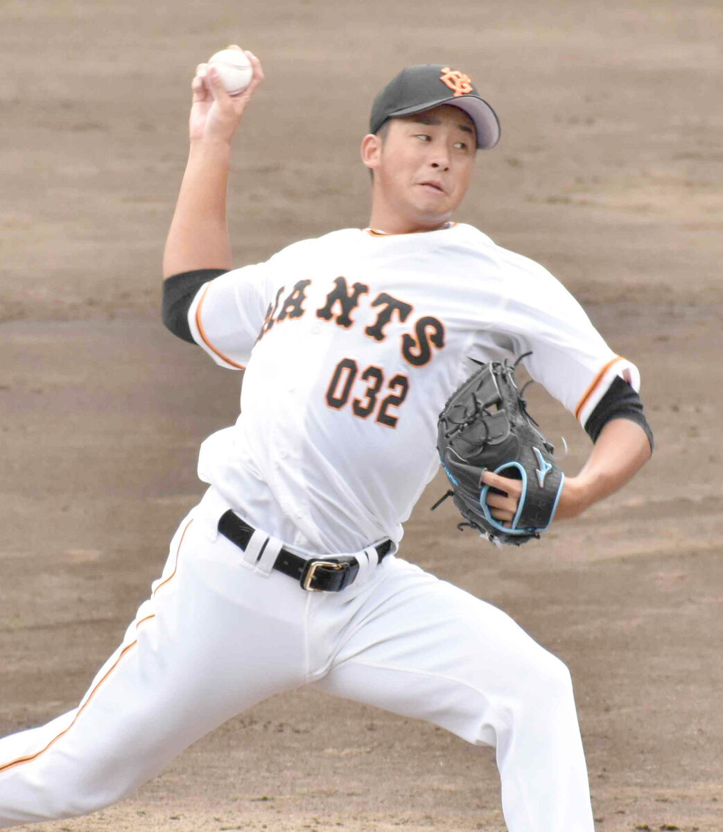 hochi_giants's tweet photo. #堀田賢慎 、右肘手術から直球155キロに進化…19年ドラ1、復帰後4戦連続無失点 https://t.co/dnvBeEl0O3 #巨人 #ジャイアンツ #読売ジャイアンツ https://t.co/ovfoWxjtUH