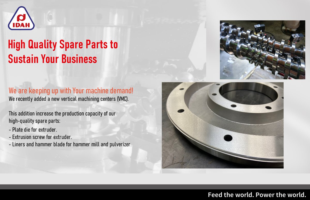 idahcompany's tweet image. New Vertical Machining Center.

Along with the increase of our machine demand, this year we added another vertical machining center (VMC) with a bigger worktable. 

Contact us for more details.

#manufacturingmachine #service #Spareparts #IDAH