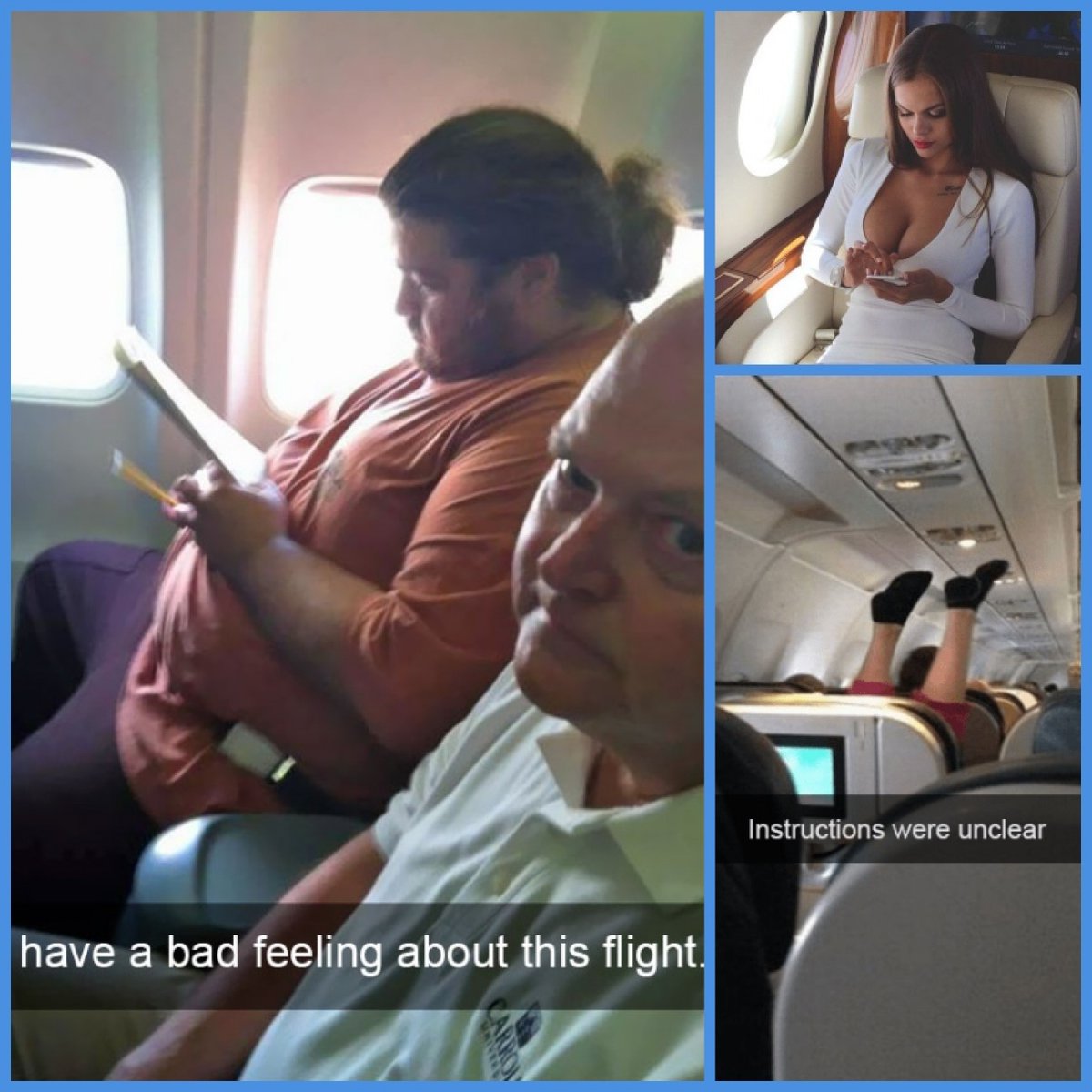 toocool2betrue's tweet photo. These passengers made flying a nightmare! 😱