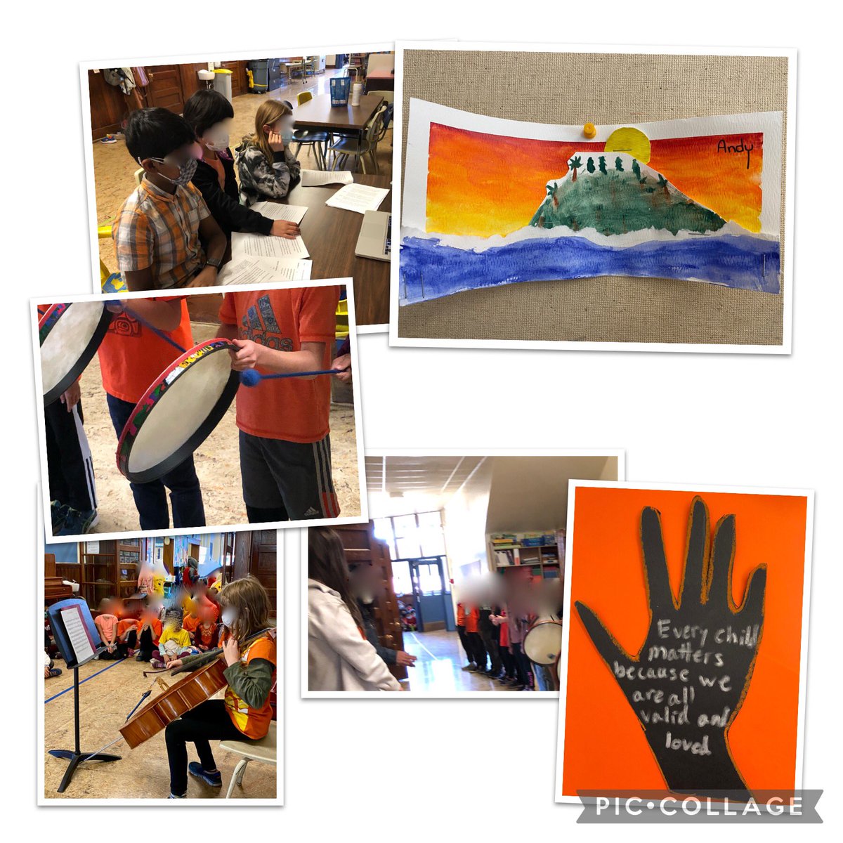 It was a beautiful day of stories, song &amp; drumming, reflective art and making connections to the land.  We are committed to our journey. #TruthAndReconciliation #yyCBEdu #WeAreCBE