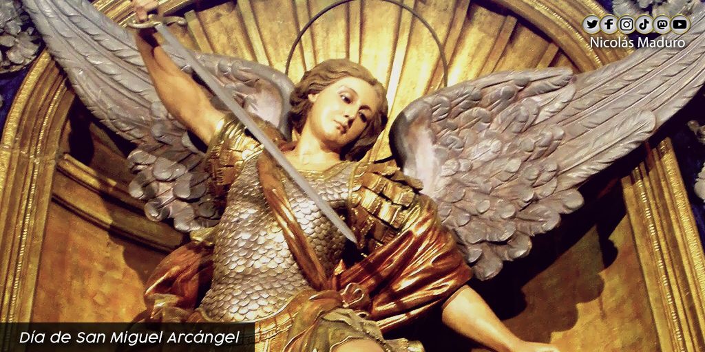 En el Día de San Miguel Arcángel, los cristianos de corazón, acudimos a él para llenarnos de su espiritualidad profunda y fuerza para derrotar el mal. Le pedimos que nos ilumine en el camino que construimos por la Paz y la tranquilidad de la Patria. ¡Amén!