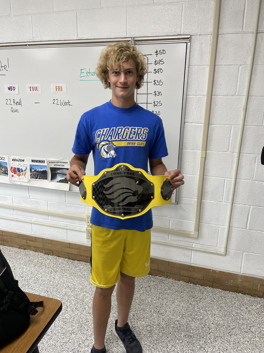 LTLionsFootball's tweet photo. Congrats to William Rockafellow, this weeks LTFB Champion of Character! https://t.co/D0hnjXuddH