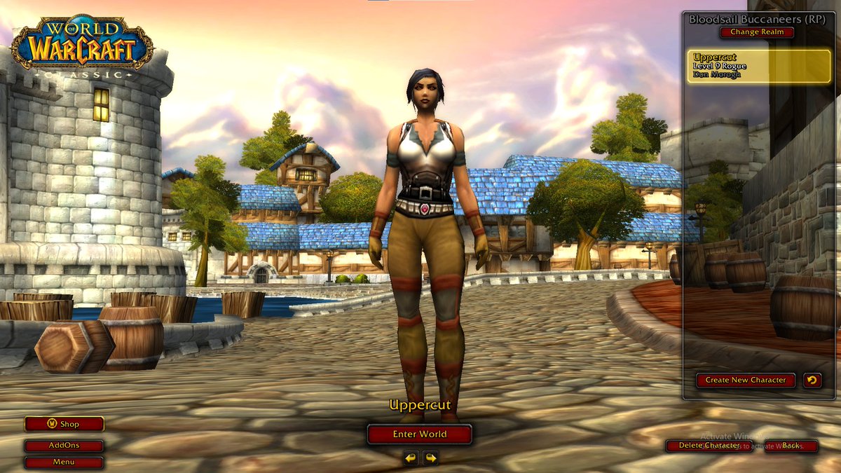 My unarmed hardcore classic rogue. Level 9 so far, going to be a very tough challenge just punching mobs xD
<a href="/ClassicHardcore/">Classic Hardcore</a> #ClassicHardcore #ClassicWoW