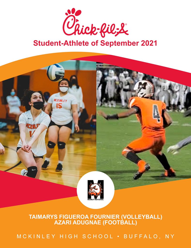 MackHighSchool's tweet photo. Congrats to Senior Volleyball Player Taimarys Figueroa Fournier and Junior Football Player Azari Adugnae on being named the Chick-Fil-A Student-Athletes of the Month for September!
#mackhigh #the305 @BPSathletics @Buffalo_Schools https://t.co/FKOf8748mI