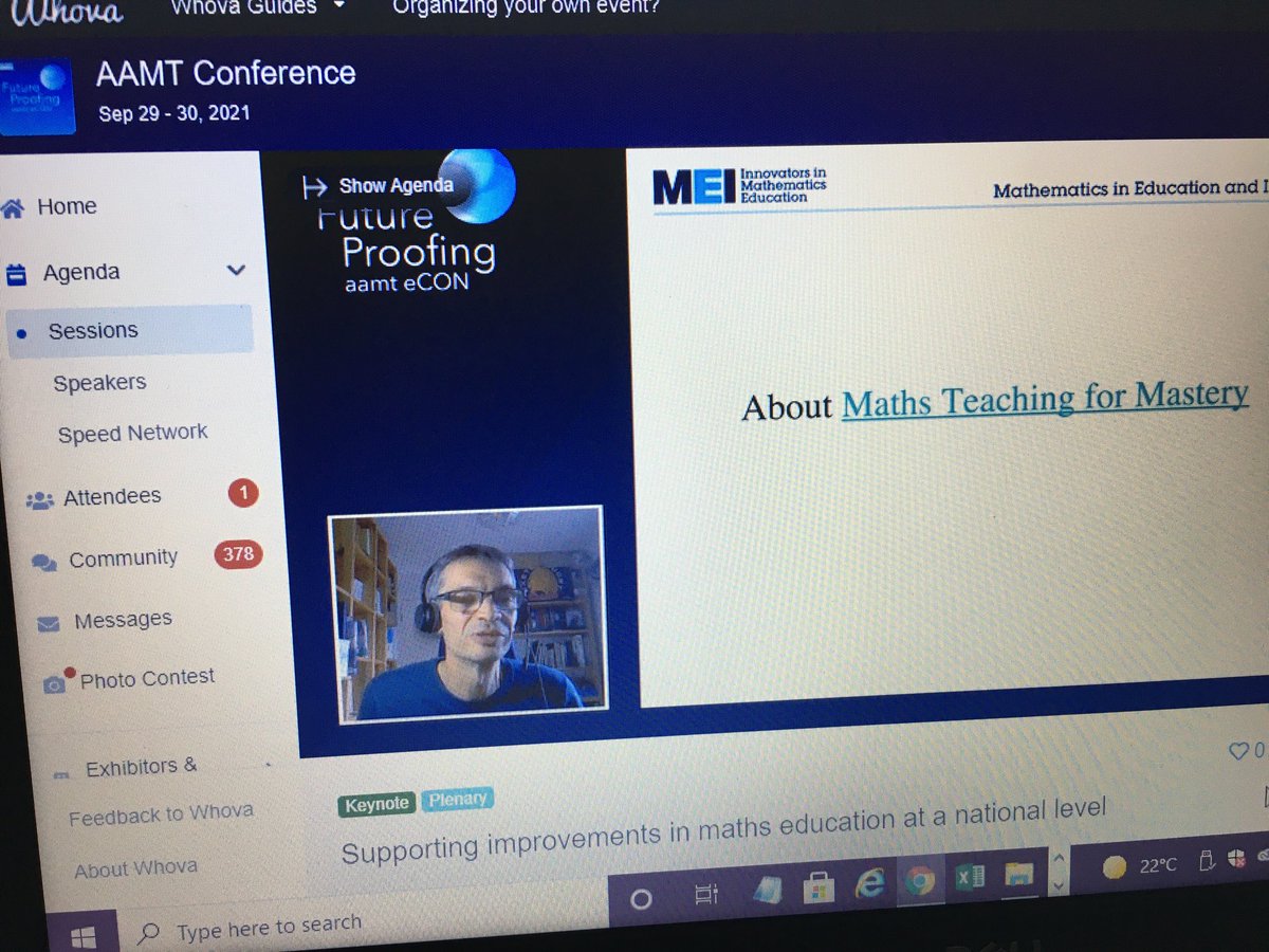 MareeASkillen's tweet photo. โฆโฉ#AAMTeCON day 2 keynote. Charlie Stripp addresses supporting improvements in maths education at a national level using UK examples #FutureProofingMaths โฆ@aamtincโฉ https://t.co/rd7wzVf47H