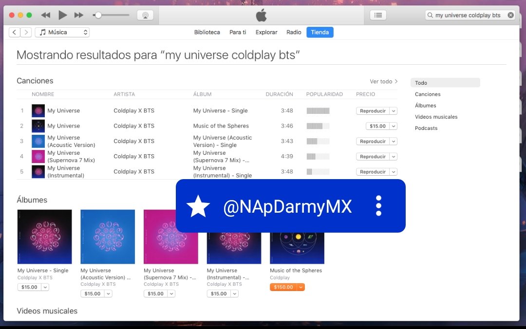 NApDarmyMX's tweet photo. @SeokjinOficial @BTSOurGalaxyMx @BTS_twt Listo mi compra de my universe instrumentalll 😊💜💜
Como siempre muchísimas gracias a @SeokjinOficial, @JinWithFunds, @BTSOurGalaxyMx y a mi madrina @Maggysu1 💜
#MyUniverseIns1MX #MyUniverse #ColdplayXBTS @BTS_twt #Teamwithfun https://t.co/umjhIWWoJq