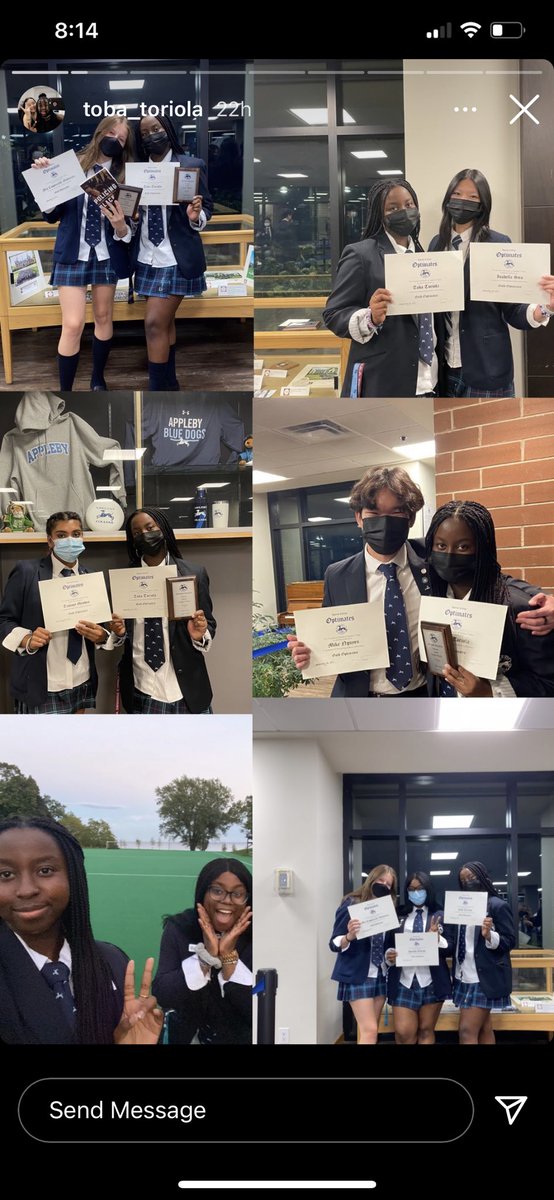 AcademicsPref's tweet photo. On September 28th, Senior Two students attended their Optimates Dinner! Evidently, despite the difficulties posed by the pandemic, many of our students finished last year with a great academic success. Congratulations to everybody’s achievements! https://t.co/P1uacjlfuT