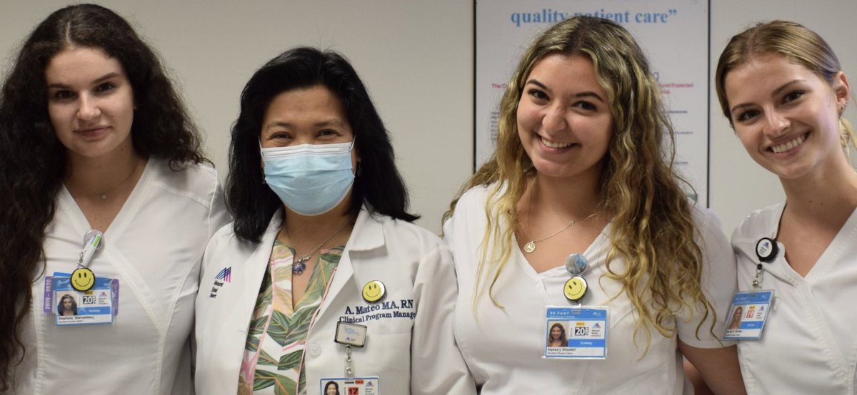 Success - newly hired RNs!
6 of 9 Student Nurse Interns (SNI ‘20) hired as New RNs at MSH. 3 RNs hired for MS Heart, same units they interned at.  Congratulations!
<a href="/BethOliverVP/">Beth Oliver</a>  <a href="/MountSinaiHeart/">Mount Sinai Fuster Heart Hospital</a> #MSHeart #SNI #HeartFamily