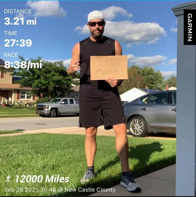 jwhip21's tweet photo. Milestone 12000 Miles #Run302 #RunningMan #RunnerLife #Strava #Garmin #NewBalance @Strava @newbalance @Garmin Back late 2011, didnβt see this coming πββοΈπ€ https://t.co/LXkCnAtdoW