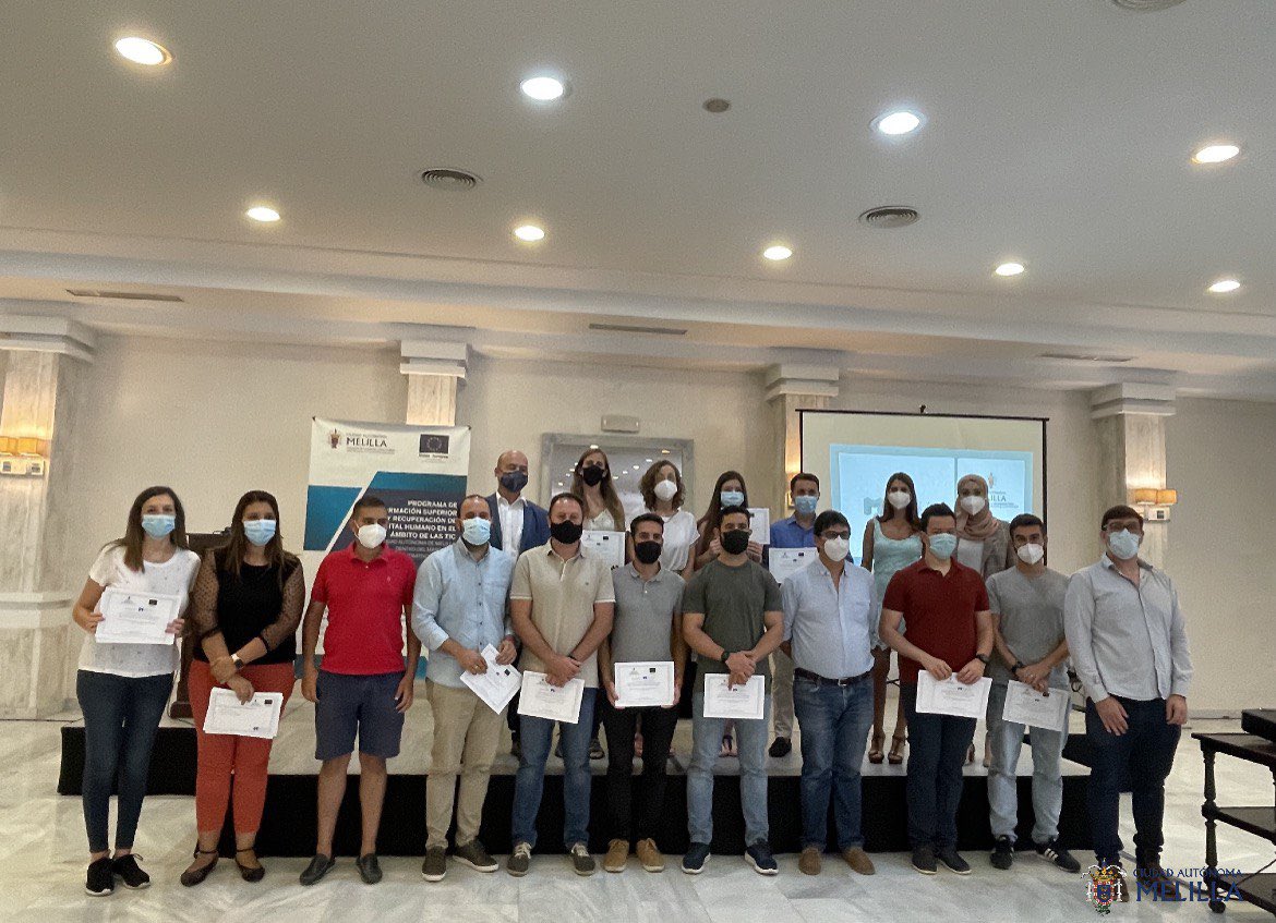 melillaformatic's tweet photo. Como broche final a este programa celebramos el 15/09 nuestra jornada de cierre y entrega de diplomas a alumnos finalizados en el programa. Gracias a tod@s los asistentes . Si has finalizado y no pudiste acudir al evento recoge tu diploma en el centro tecnológico https://t.co/E21Ktf0q7v