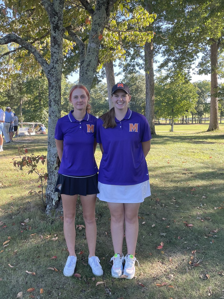 MechGolf's tweet image. Meg Lavinder shot a 74 and Madison Lehr shot a 77 and both advance to the final round of Regionals tomorrow at The Hollows! @VilleAthletics @hanoversports @MVilleBoosters @M_villeHS