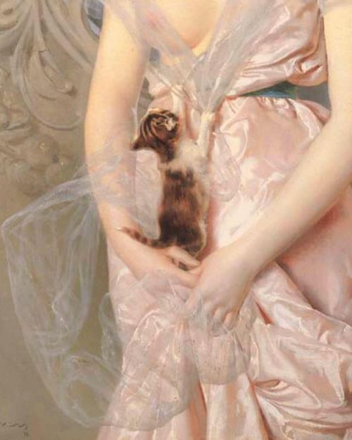 seapearlangel's tweet photo. the new kitten by vittorio matteo corcos (1898) https://t.co/Nufl6UEQWo