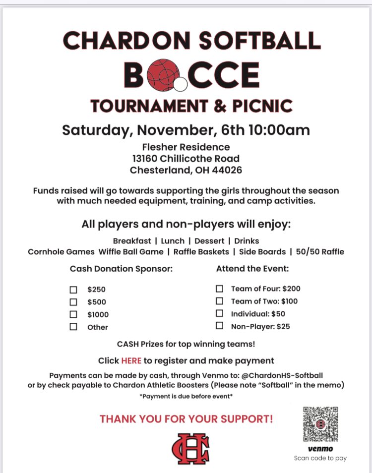 Topper_Softball's tweet photo. We would love to see you Topper Nation! All proceeds will be used for the softball program @toppernation @chs_dmurray @chardonboosters @_ChardonStorm @CityofChardon @chardonfire @ChardonSB @gina_tosti04 @LinkTosti @BrianLandies https://t.co/PiHRqtrrXE