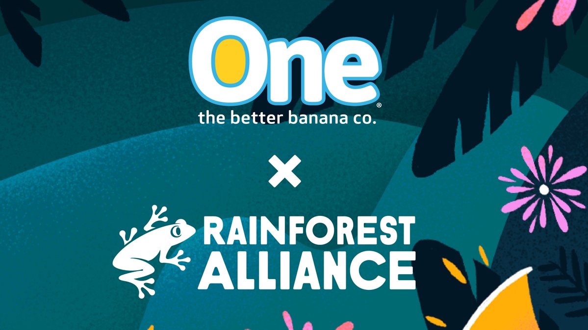 ONEBananas's tweet photo. One Banana, creating change for the better, ONE banana, ONE person at a time. 

By choosing our Rainforest Alliance Certified Bananas you stand for a better future for people and nature. #FollowTheFrog https://t.co/X3iY9SW3O4