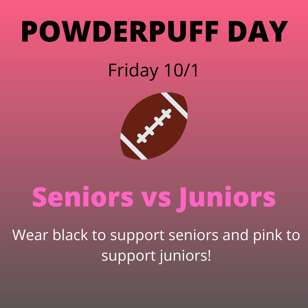 LC_Stuco's tweet photo. Kicking off spirit week this Friday with Powderpuff day! Who are you rooting for? 👀 https://t.co/eOFncx4wEy