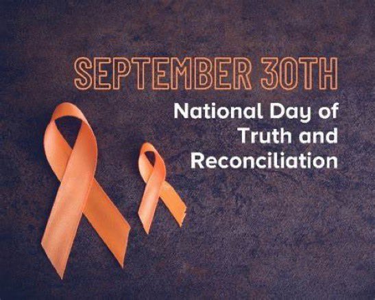 WHDayES's tweet photo. On Sept. 30, the National Day for Truth and Reconciliation &amp; #OrangeShirtDay, we recognize the lost children &amp; survivors of residential schools, their families &amp; communities. 

In the spirit of reconciliation &amp; healing, we wear orange shirts to acknowledge #EveryChildMatters https://t.co/EbEgvJpFoE