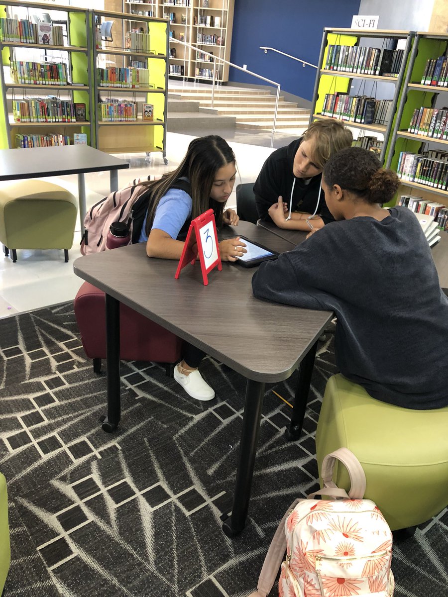 ZippLib's tweet photo. Last minute decided to scratch a handout activity and convert it to a GooseChase. Thanks to @Mrs_Atkins I was able to make that happen! Didn’t get a lot of pictures but tons of engagement! #DMSreads #36weeksinthelifeofalibrarian @PackPrincipal @sherrilwong70 @hanna_schramm https://t.co/D4YBgZYsLJ
