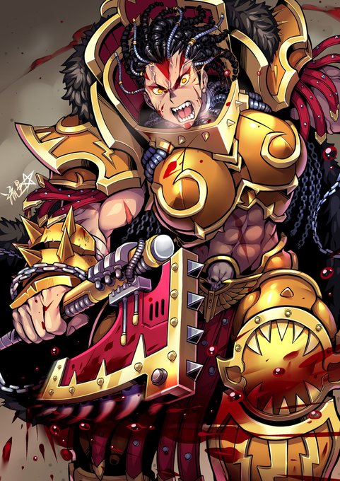 Angron #Warhammer #WarhammerCommunity #warhammer40k #WarhammerArt 