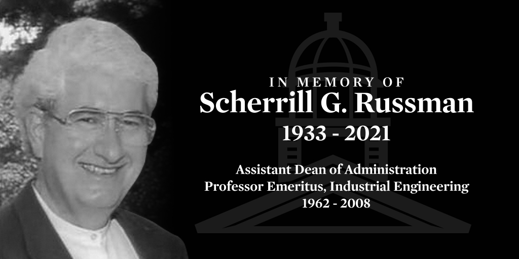 Our thoughts are with the family of Dr. Scherrill G. Russman who died Sept. 27. Graveside services will be on Thursday, Sept. 30, 2021 at noon at Keneseth Israel Cemetery and streamed live on Facebook at facebook.com/hermanmeyerson.