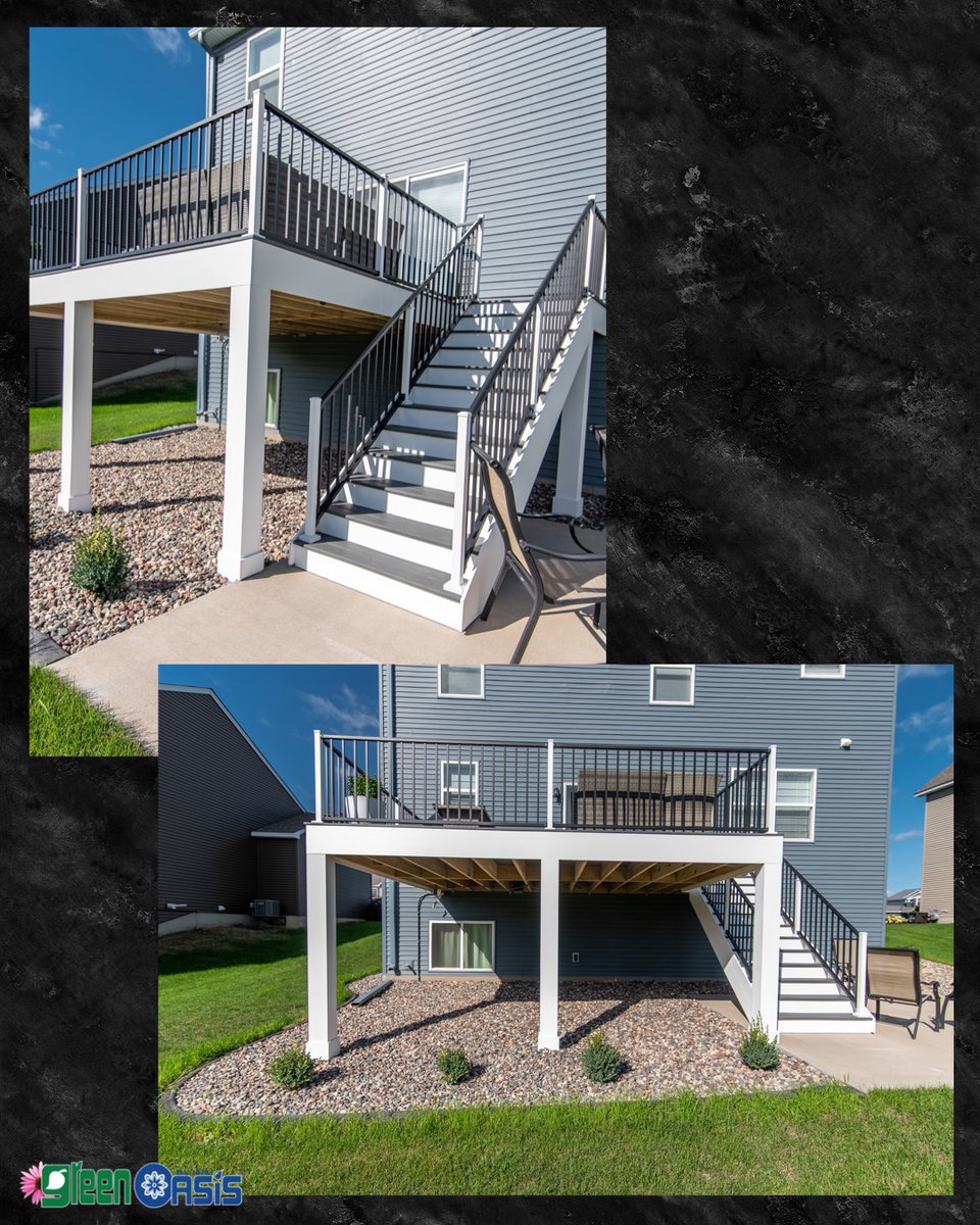 _GreenOasis's tweet image. Another custom composite deck, another great outdoor space to be enjoyed 👊🏻🥂

#loveyourbackyard #createyouroasis #compositedecking #customdeck #outdoorliving