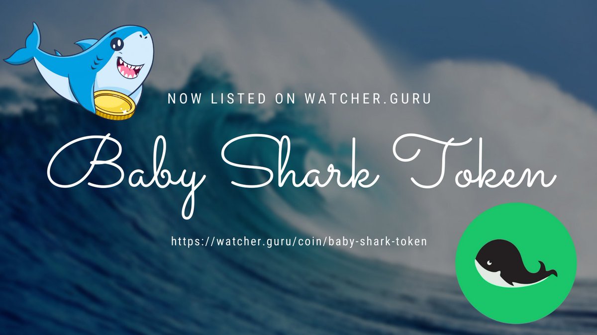 BabySharkToken's tweet photo. #BabySharkToken now live on @WatcherGuru ! Make sure to go out and vote!

https://t.co/j7roIsZe6d https://t.co/3ANfBATnZw