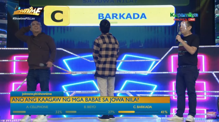 ViceGandaorg's tweet photo. itsShowtimeNa: NaPOLLsuhan ng Madlang People ang Poll-The-Win Question #4 ngayong #ShowtimePOLLso Huwebes! Congratulations! https://t.co/McmOr7kaqG