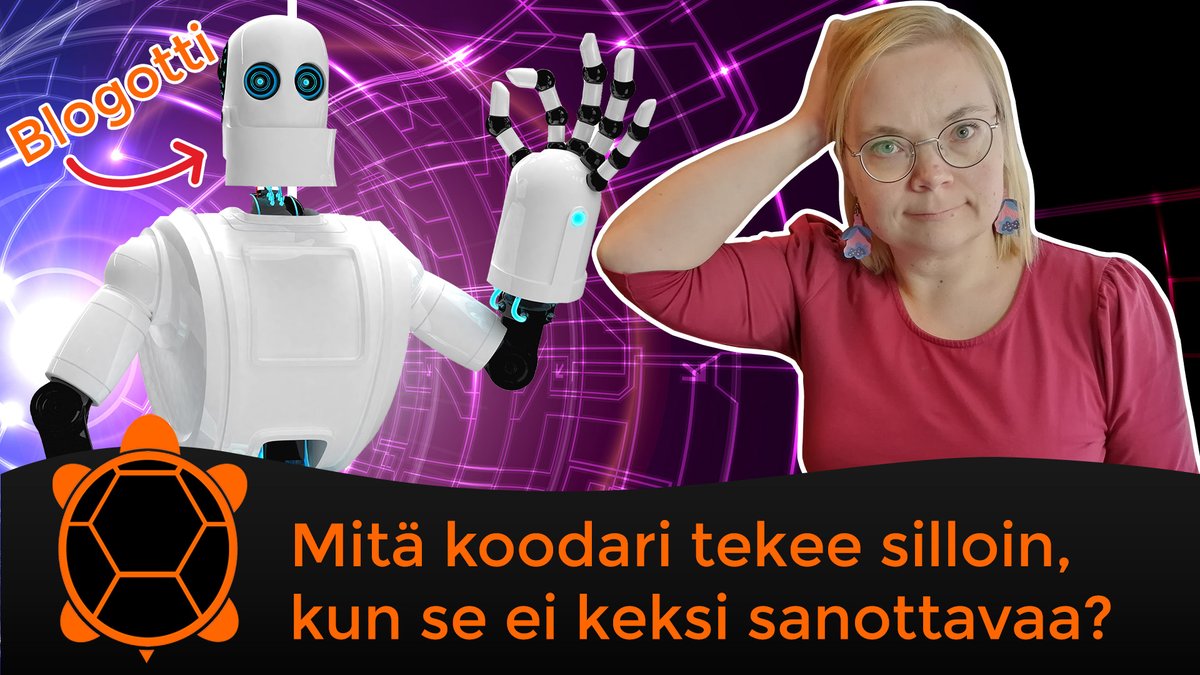 Blogitekstien kirjoittaminen voi olla joskus vaikeaa, kun mitään sanottavaa ei meinaa keksiä ja kaikki aiheet tuntuvat loppuunkalutuilta. Kaisa koodarina ratkaisi blogitekstiongelman tietysti koodaamalla pienen ohjelman, joka luo blogitekstin puolesta!

kooders.fi/blogi/blogi-ro…