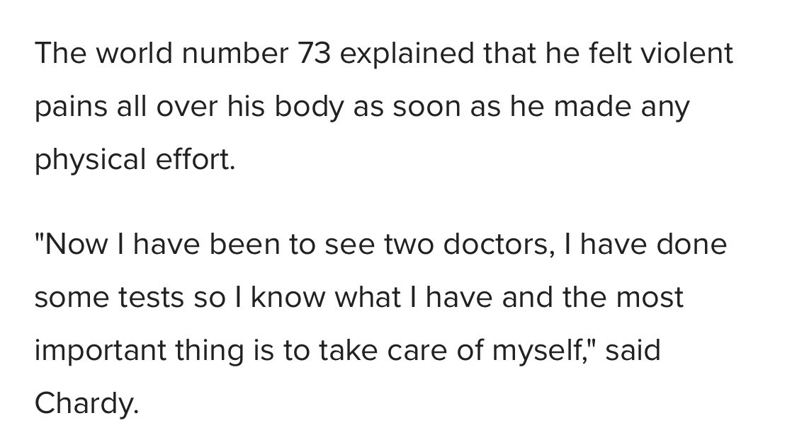 LegendaryEnergy's tweet photo. Previously healthy world-class athlete &amp; professional tennis player Jeremy Chardy suspends season after suffering a “debilitating reaction” to a Covid-19 vaccine https://t.co/lJJkj1qCo7