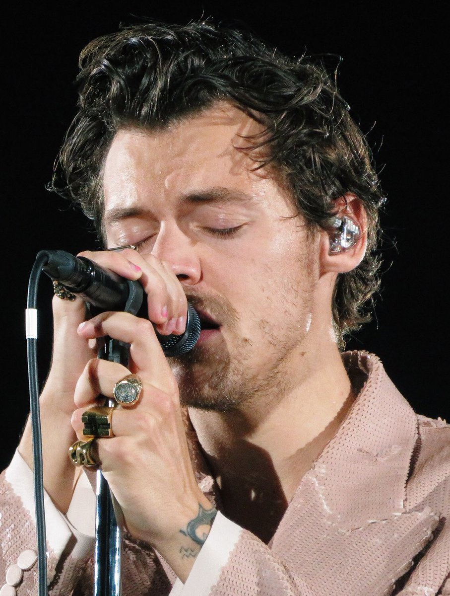 hsdaily's tweet photo. Harry on stage in Nashville, TN - September 29 (📸: haleykwea) https://t.co/3igKl25teg
