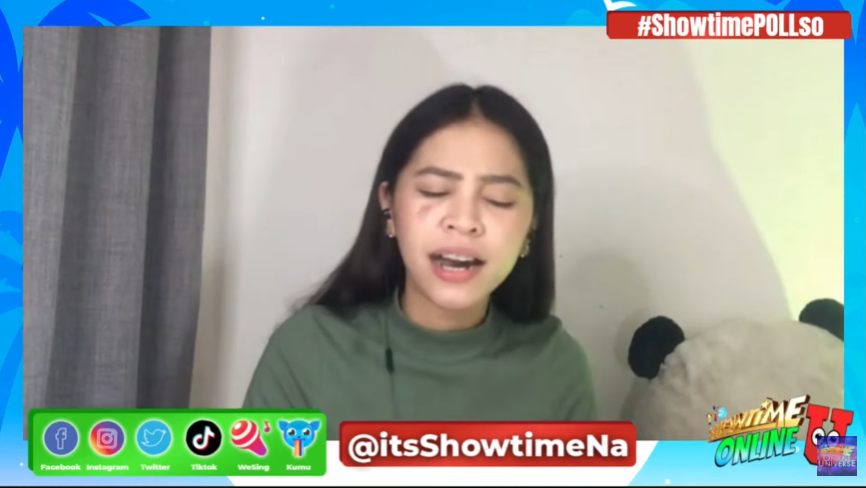 ViceGandaorg's tweet photo. itsShowtimeNa: QUARAN-SING-ALONG kantahan ngayong #ShowtimePOLLso Huwebes kasama si Marielle Montellano! https://t.co/DkOaOUkEmF