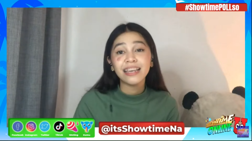 ViceGandaorg's tweet photo. itsShowtimeNa: Pangmalakasang kantahan sa QUARAN-SING-ALONG with the Pop Pristine - Marielle Montellano!
#ShowtimePOLLso https://t.co/XNTo8LTsU8
